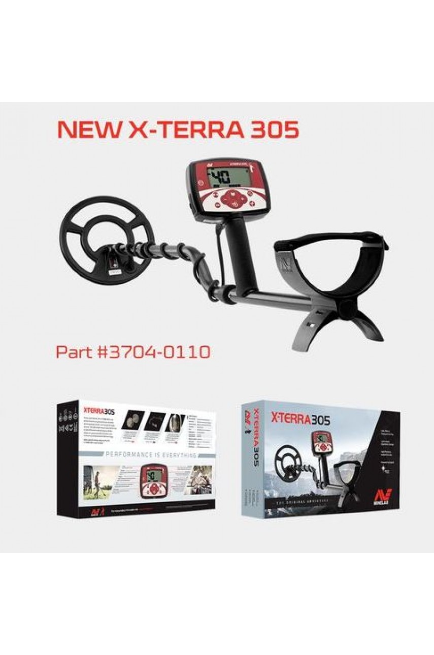 Металлодетектор Minelab X-Terra 305 NEW модель 3704-0110 от Minelab