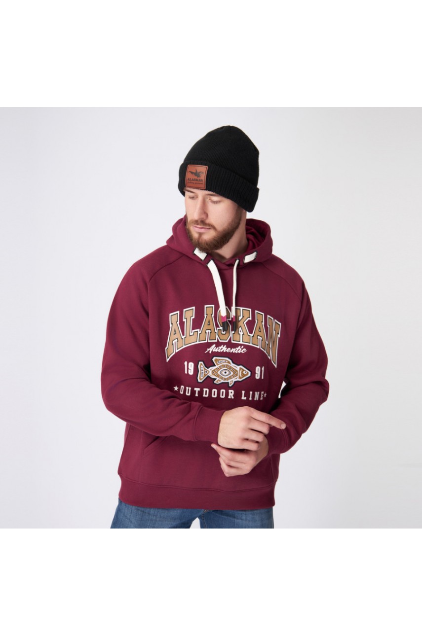 Толстовка Alaskan Promo Hoodie Claret XL