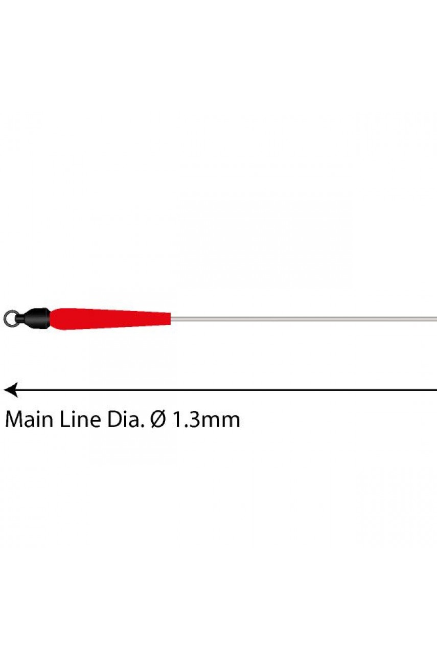 Оснастка на сома Mikado SET I -ADJUSTABLE COMBI RIG (200см, попл.10г, тройник №2/0) прочность-100 кг