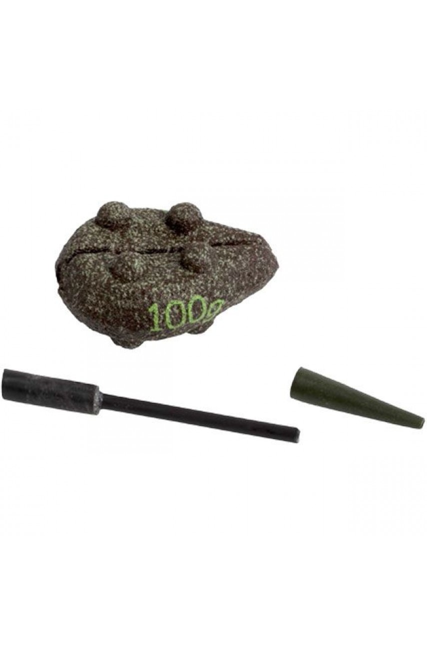 Грузило карповое сменное Mikado. плоское (тёмно-зелёный) 23G  60 г. модель OMK-23G-60 от Mikado
