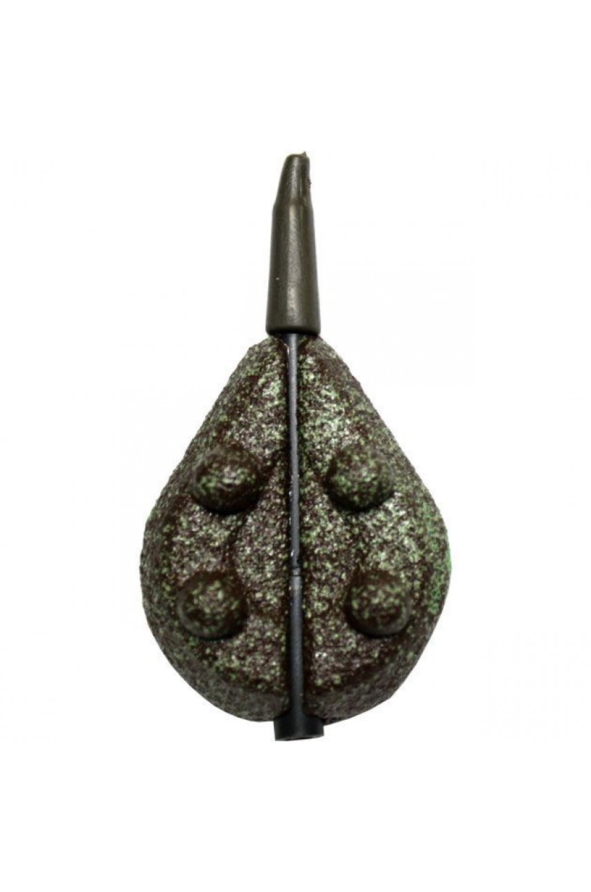 Грузило карповое сменное Mikado. плоское (тёмно-зелёный) 23G  60 г. модель OMK-23G-60 от Mikado