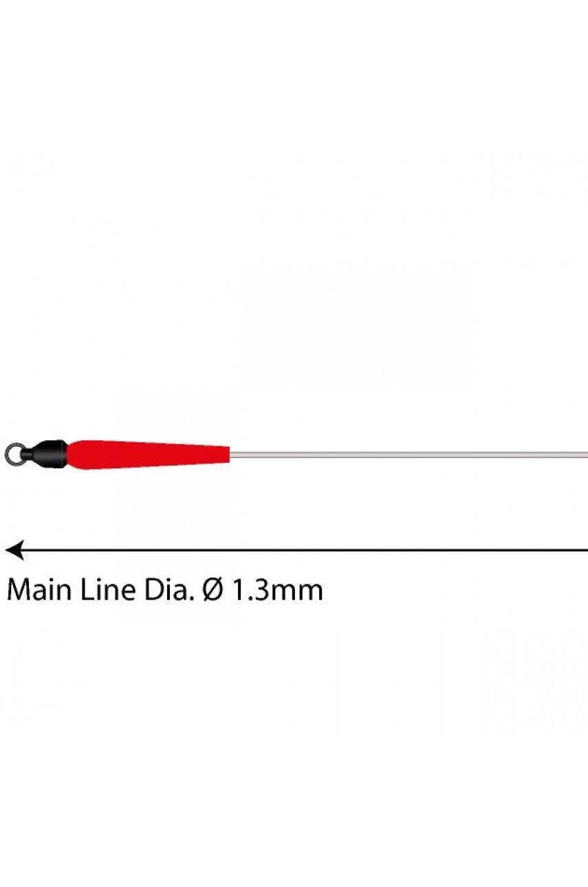 Оснастка на сома Mikado SET III - BIG BAIT READY RIG (200см, попл.10г,тройник №4/0, крюк №4/0) 100кг