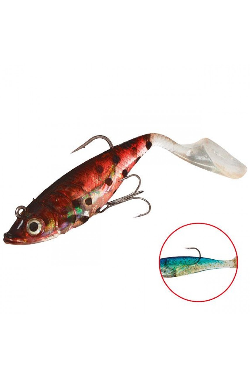 Виброхвост оснащенный Mikado CRYSTAL FISH WXH-66-10см/64 ( 2 шт.) модель WXH-66-10CM-64 от Mikado