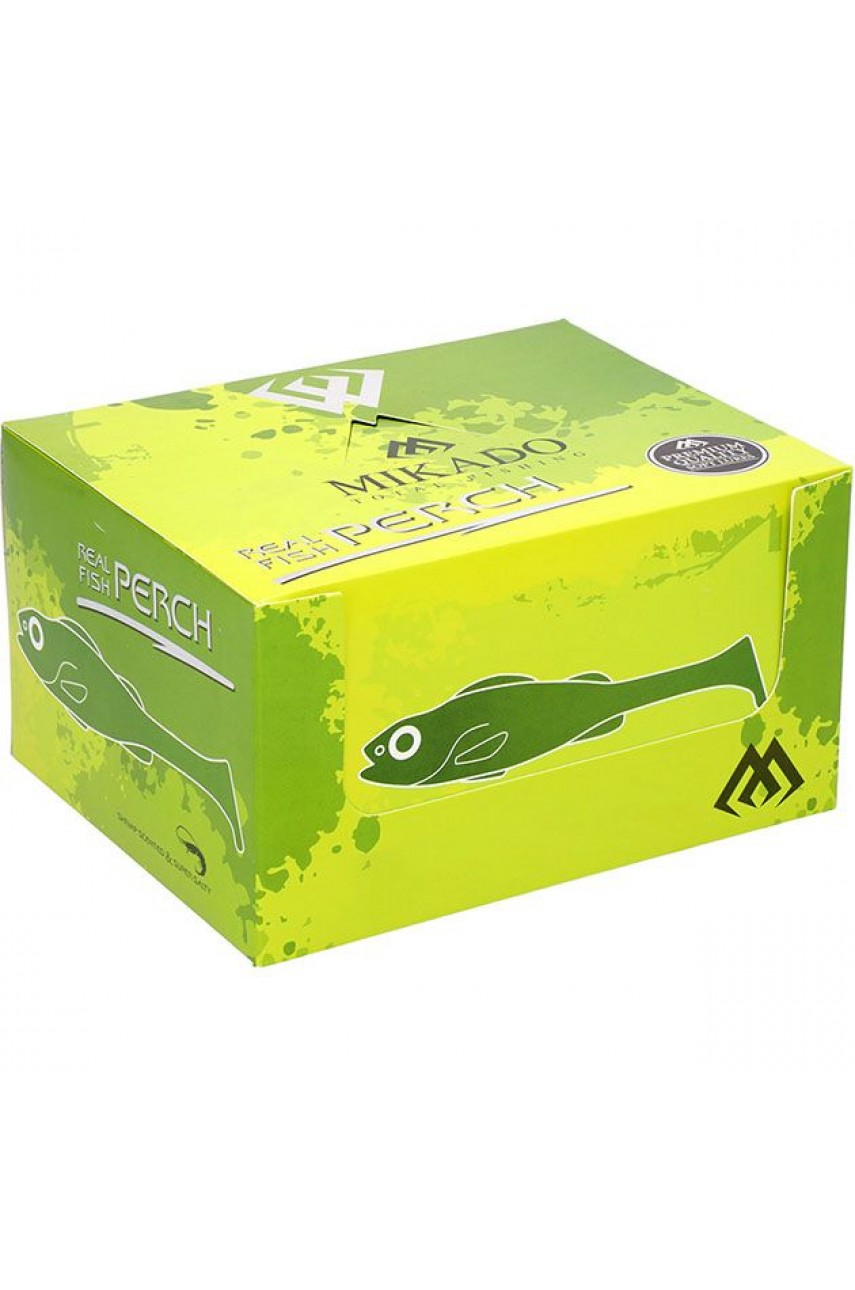 Виброхвост Mikado REAL FISH 6.5 см., 2.6 г., PERCH NATURAL (6 шт.)