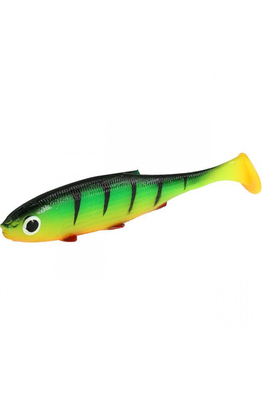 Виброхвост Mikado REAL FISH 10 см., 7.8 г., FIRETIGER (4 шт.)