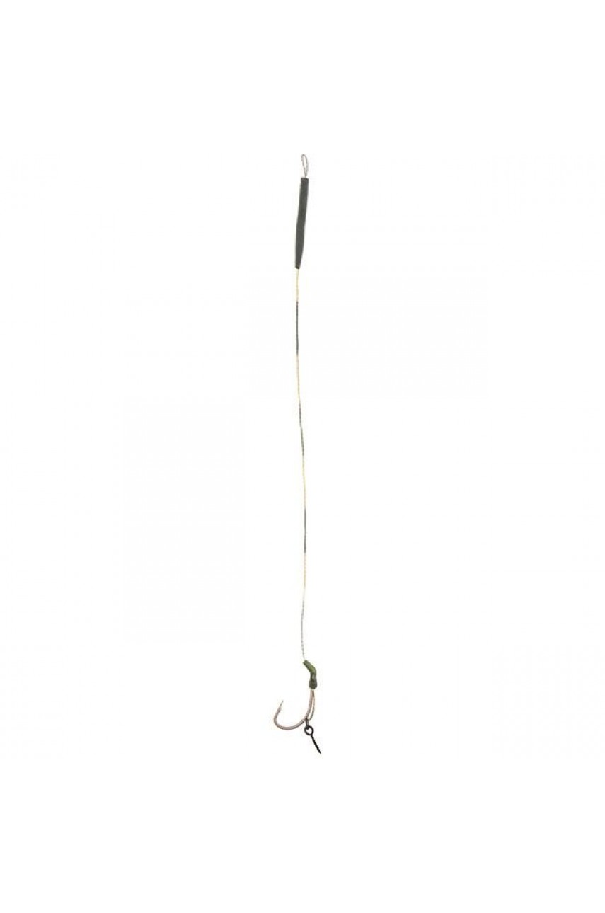 Поводок карповый Mikado SLIP D-RIG 23 см, кр.№4, 25 lbs, (уп.-2шт.)