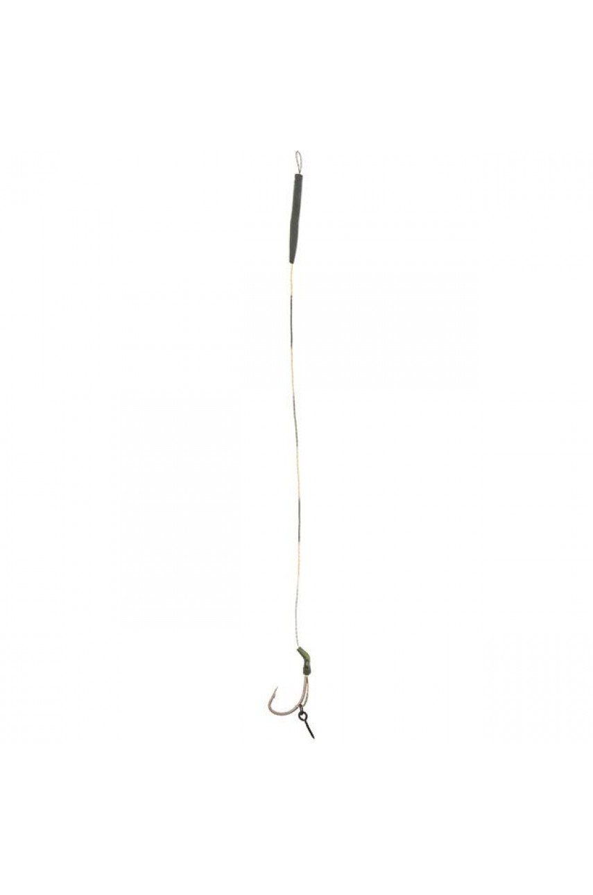 Поводок карповый Mikado SLIP D-RIG 23 см, кр.№6, 25 lbs, (уп.-2шт.)