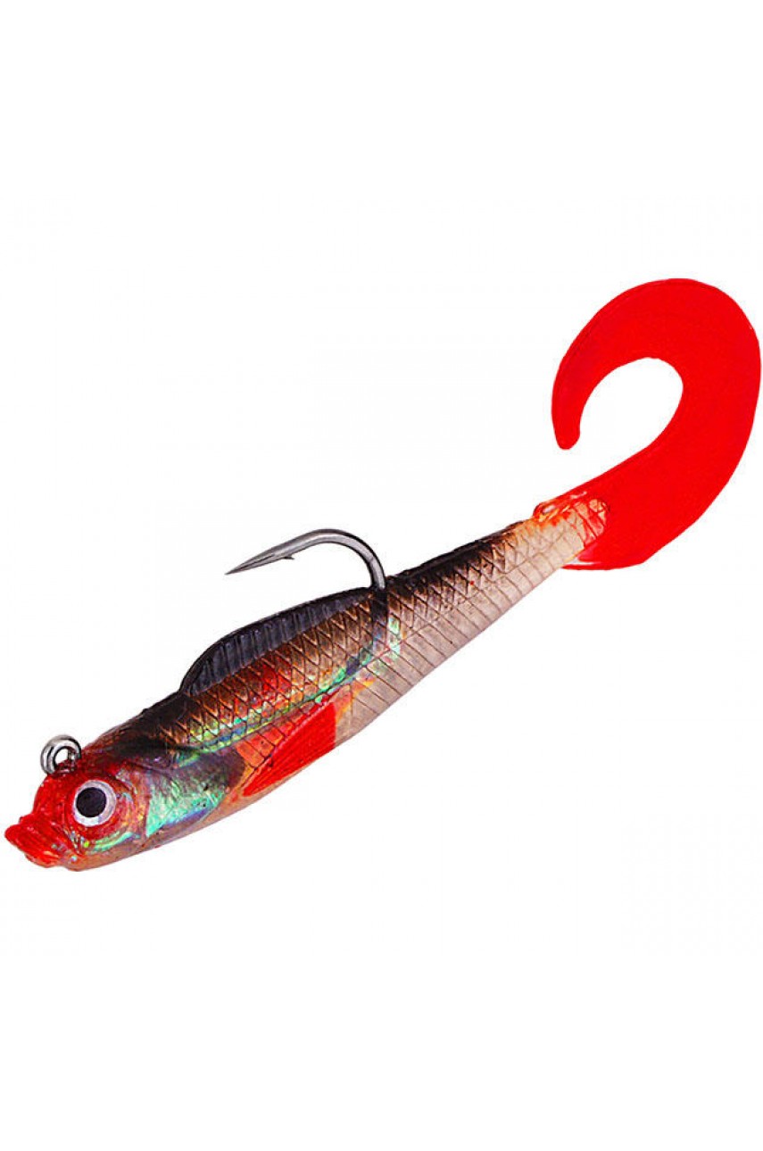 Твистер оснащённый Mikado CRYSTAL FISH WX5555  8 см./003, 7г. ( 2 шт.) модель WX5555- 8 CM-003 от Mikado