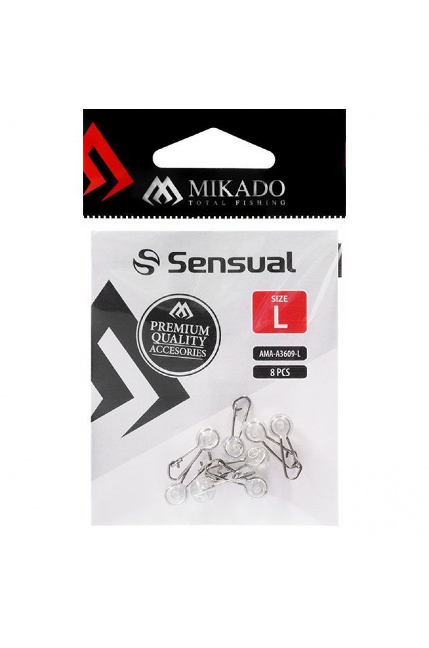 Застёжка на бисере Mikado размер L (8 шт.)