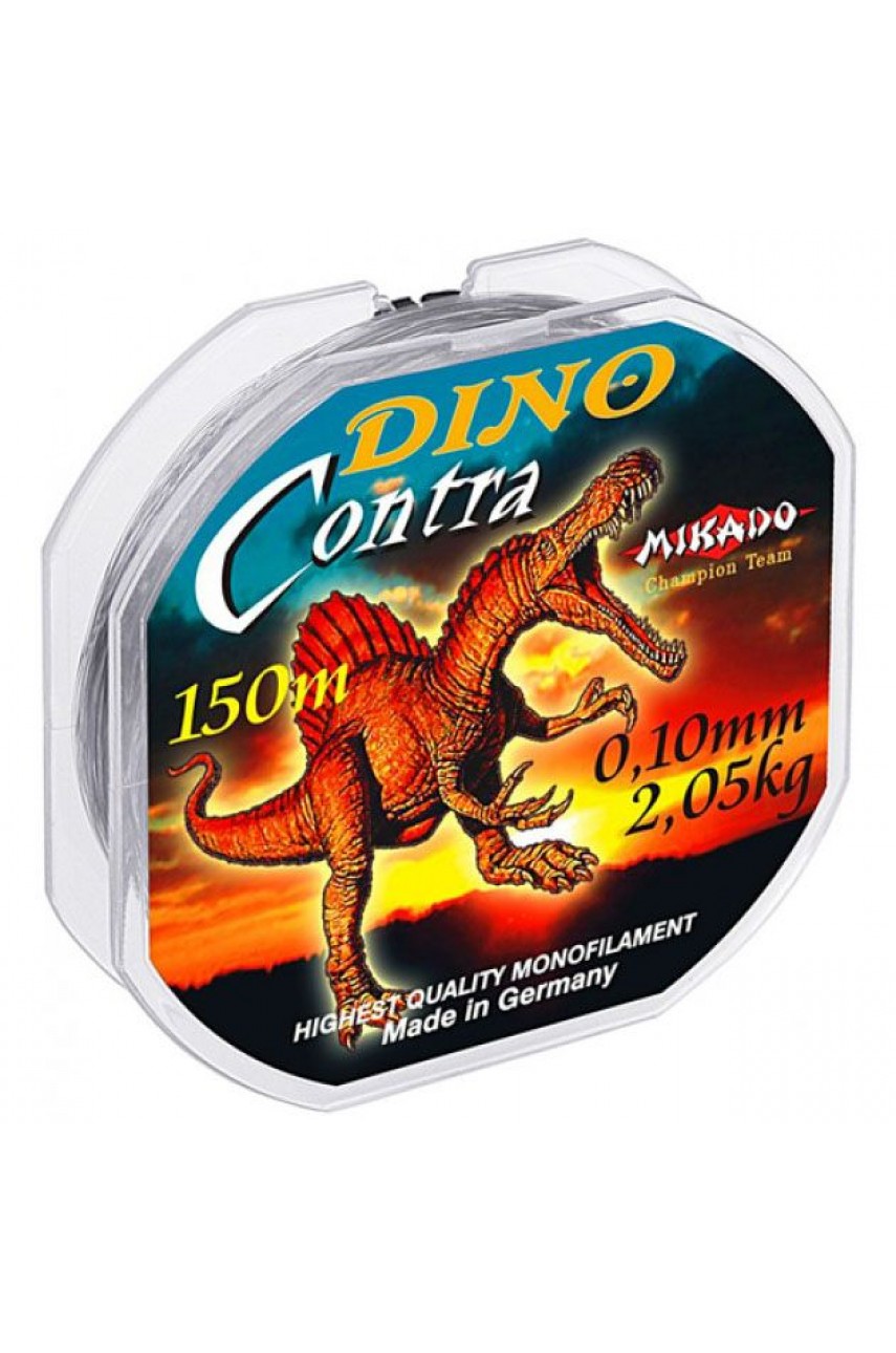 Леска мононить Mikado DINO CONTRA 0,12 (30 м) - 2,60 кг. модель ZDD-012-P от Mikado
